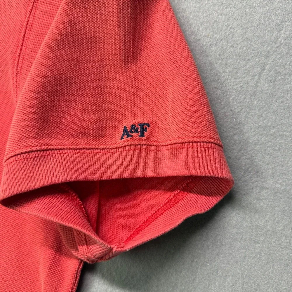 VTG Abercrombie &‎ Fitch Polo Shirt Sz Lg Y2K Preppy Casual